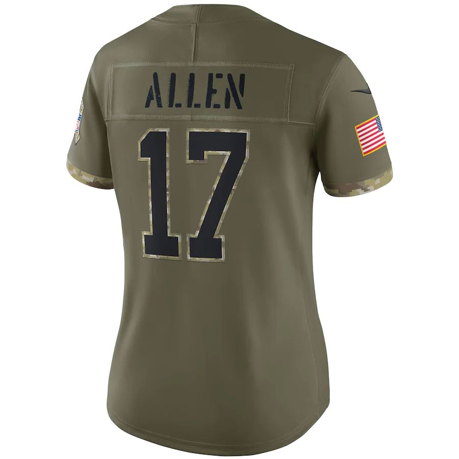 Custom #17 Olive 2022 BUF Football Shirt Top