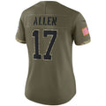 Custom #17 Olive 2022 BUF Football Shirt Top