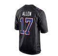 Custom #17 Black BUF Football Shirt Top