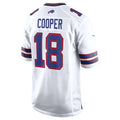 Custom #18 White BUF Football Shirt Top