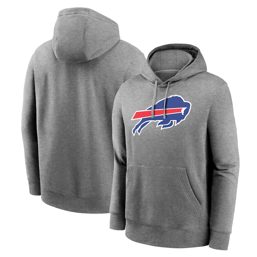 Custom Gray BUF Football Shirt Top