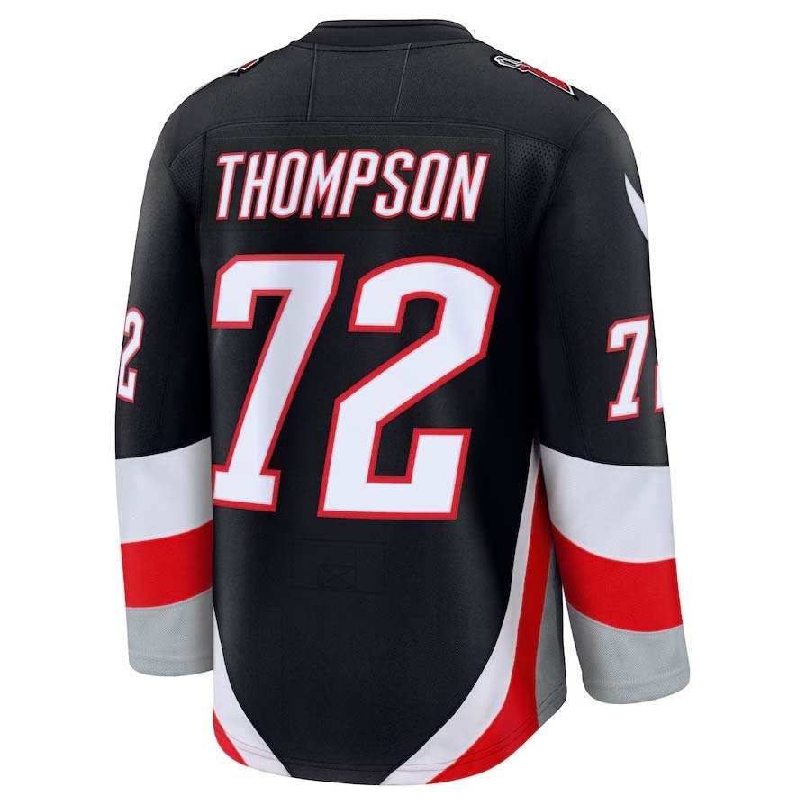 Custom #72 Black BUF Hockey Shirt Top