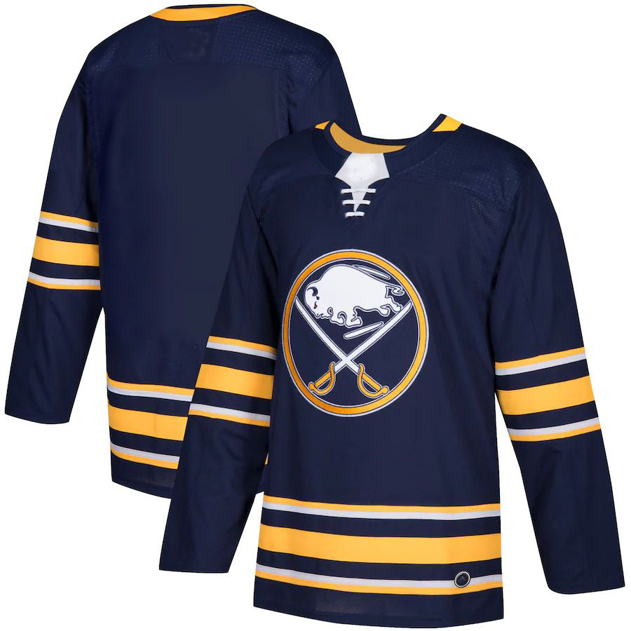 Custom Navy BUF Hockey Shirt Top