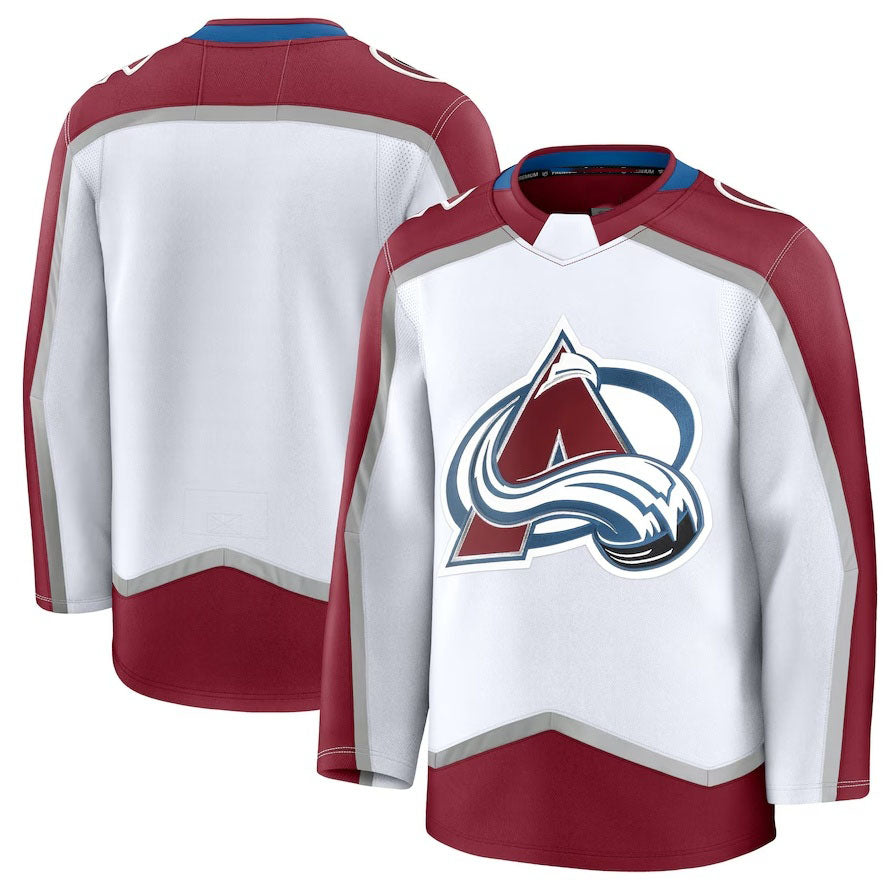 Custom White COL Hockey Shirt Top
