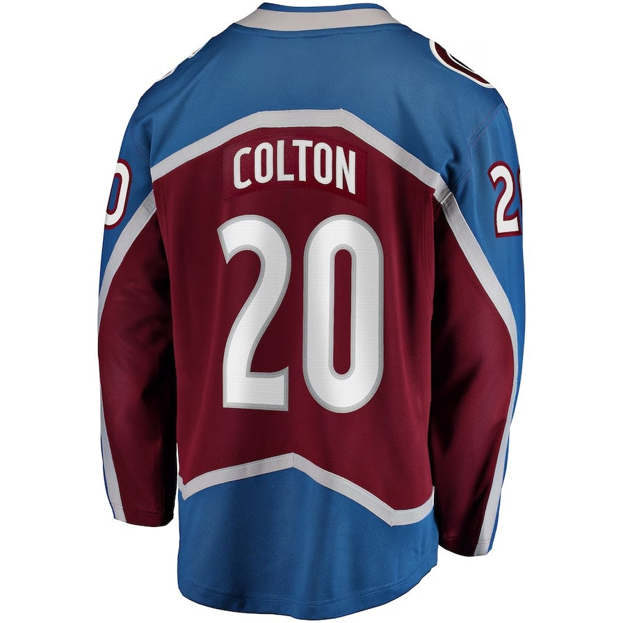 Custom #20 Maroon COL Hockey Shirt Top