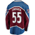 Custom #55 Burgundy COL Hockey Shirt Top
