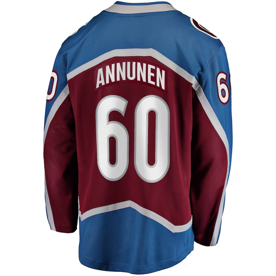 Custom #60 Burgundy COL Hockey Shirt Top