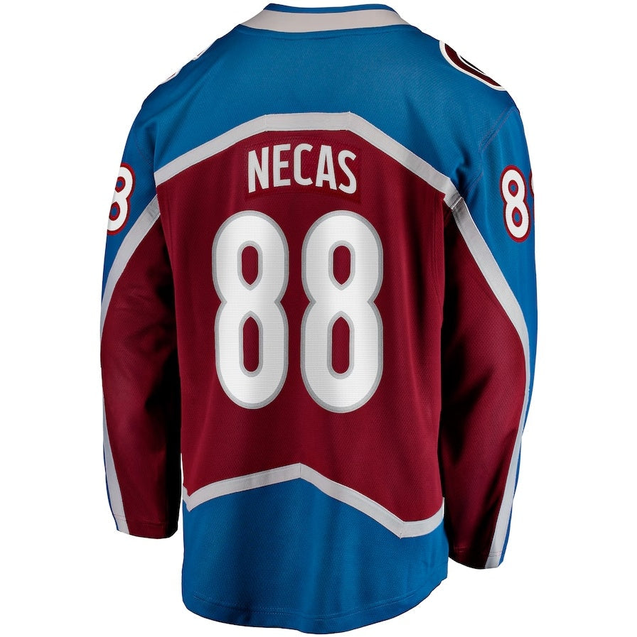 Custom #88 Burgundy COL Hockey Shirt Top