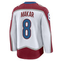 Custom #8 White COL Hockey Shirt Top
