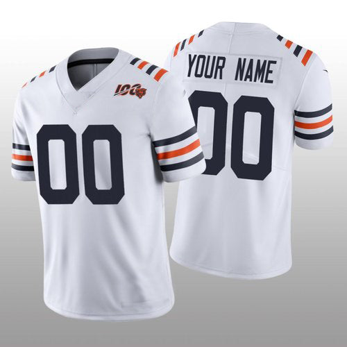 Custom White CHI Football Shirt Top