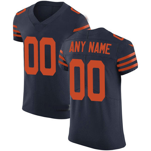 Custom Navy Blue CHI Football Shirt Top