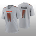Custom #11 Gray CHI Football Shirt Top