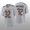 Custom #32 Gray CHI Football Shirt Top