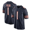 Custom #1 Navy CHI Football Shirt Top