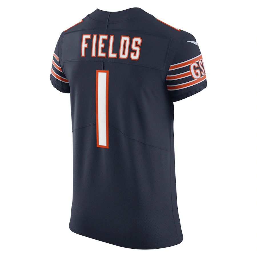 Custom #1 Navy CHI Football Shirt Top