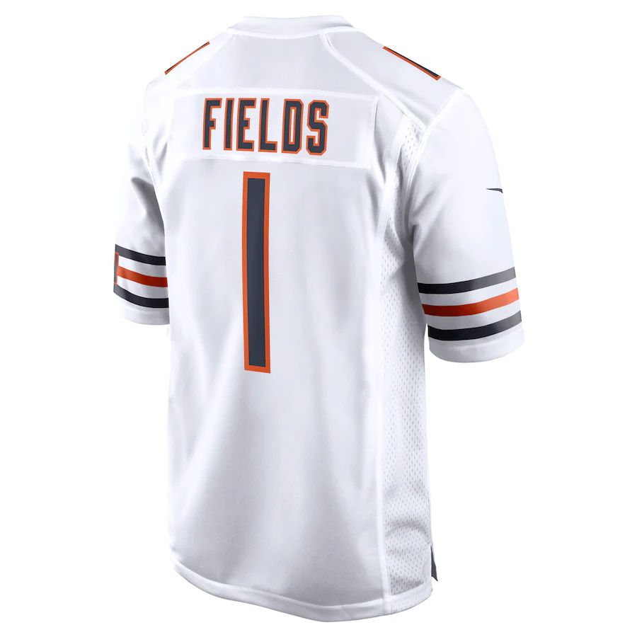 Custom #1 White CHI Football Shirt Top