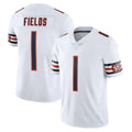 Custom #1 White CHI Football Shirt Top