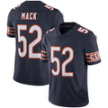 Custom #52 Navy CHI Football Shirt Top