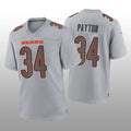 Custom #34 Gray CHI Football Shirt Top
