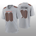 Custom Gray CIN Football Shirt Top