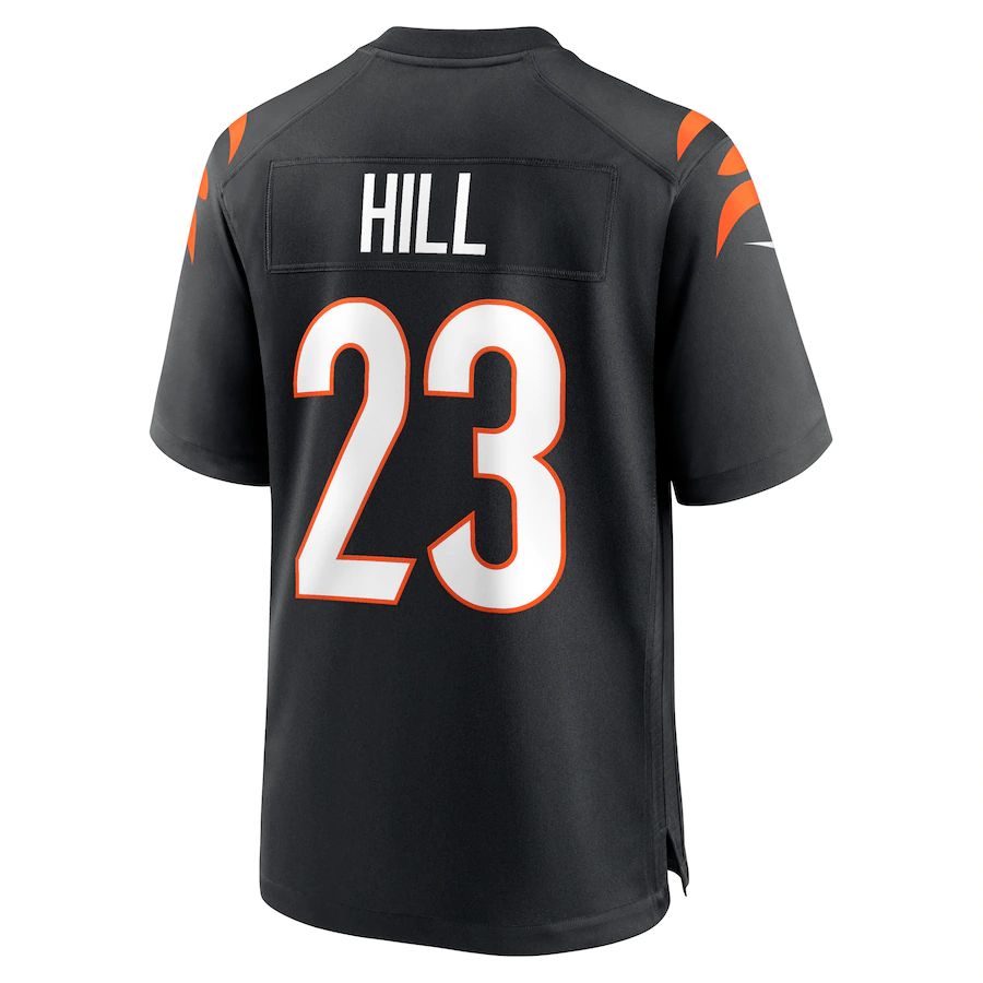 Custom #23 Black 2022 CIN Football Shirt Top