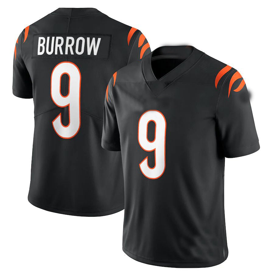 Custom #9 Black CIN Football Shirt Top
