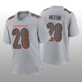 Custom #28 Gray CIN Football Shirt Top
