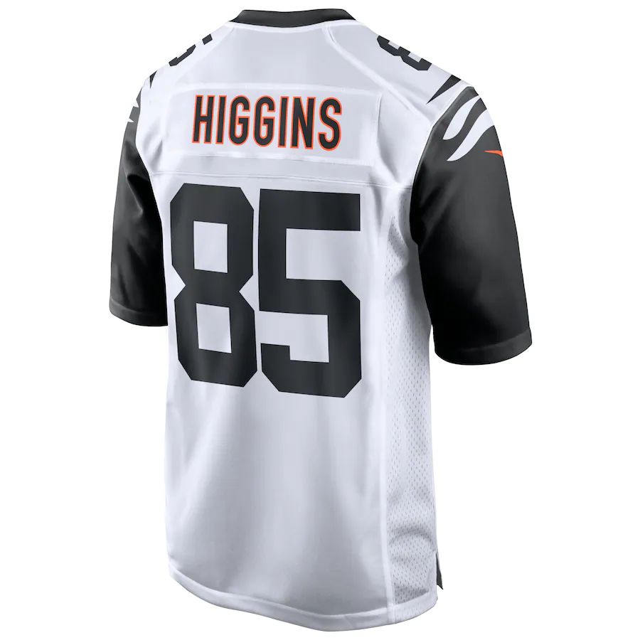 Custom #85 White CIN Football Shirt Top