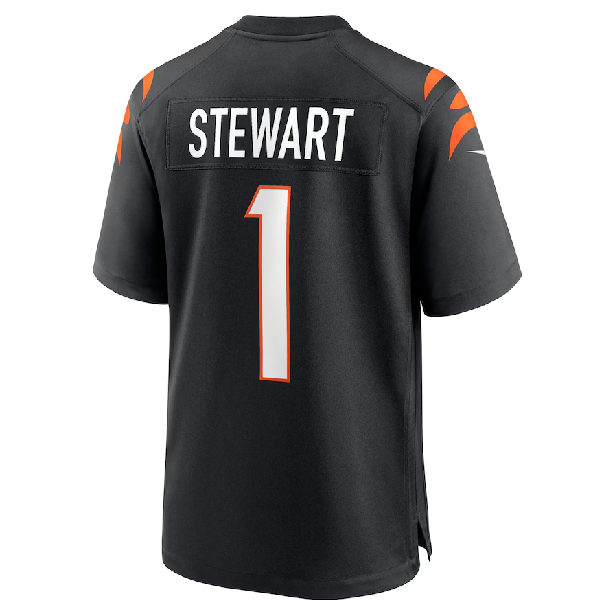Custom #1 Black 2025 CIN Football Shirt Top