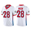 Custom #28 White 2022 CIN Football Shirt Top
