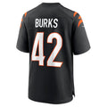 Custom #42 Black CIN Football Shirt Top