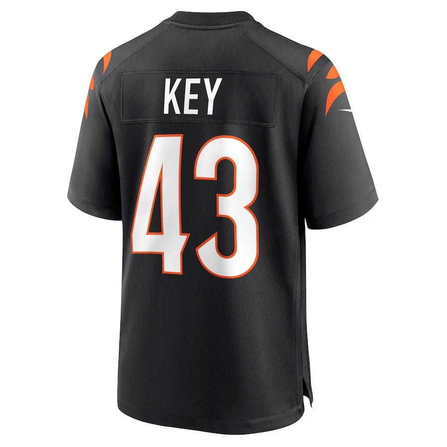 Custom #43 Black CIN Football Shirt Top