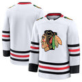Custom White CHI Hockey Shirt Top