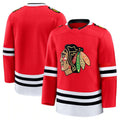 Custom Red CHI Hockey Shirt Top