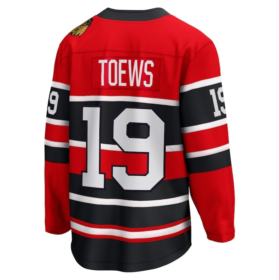Custom #19 Red CHI Hockey Shirt Top