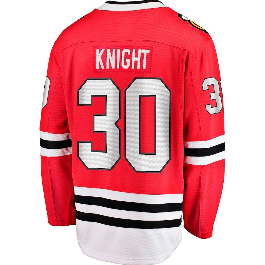 Custom #30 Red CHI Hockey Shirt Top