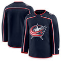 Custom Blue CBJ Hockey Shirt Top