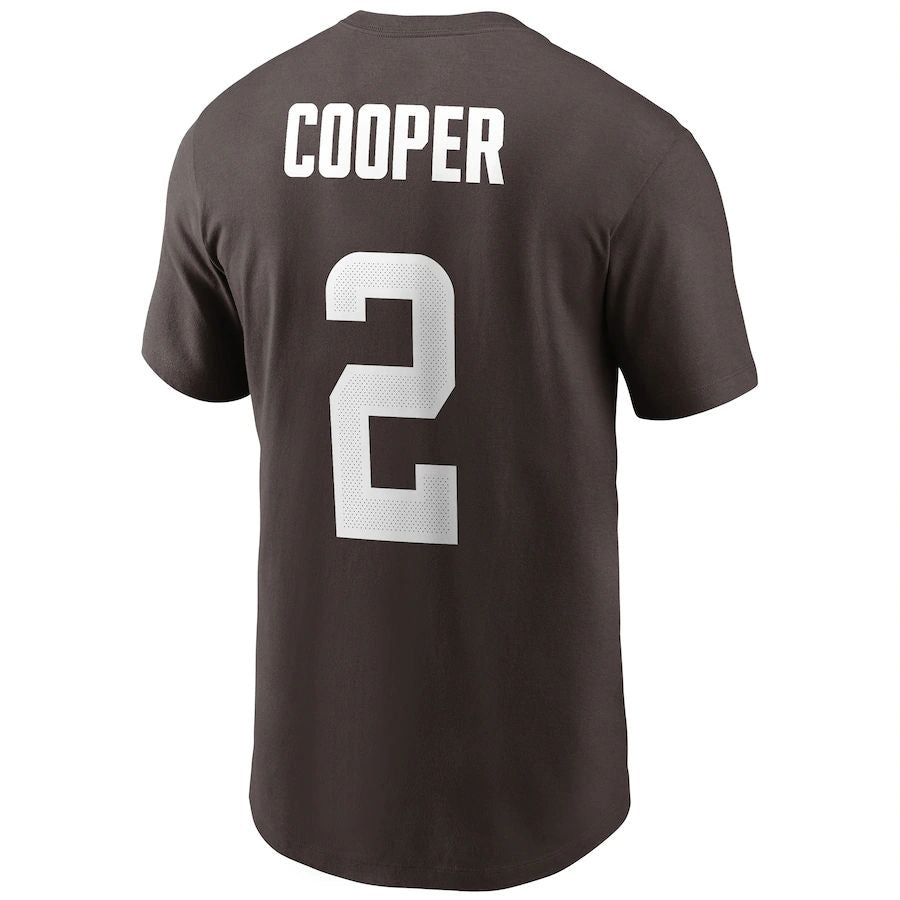 Custom #2 Brown CLE Football Shirt Top
