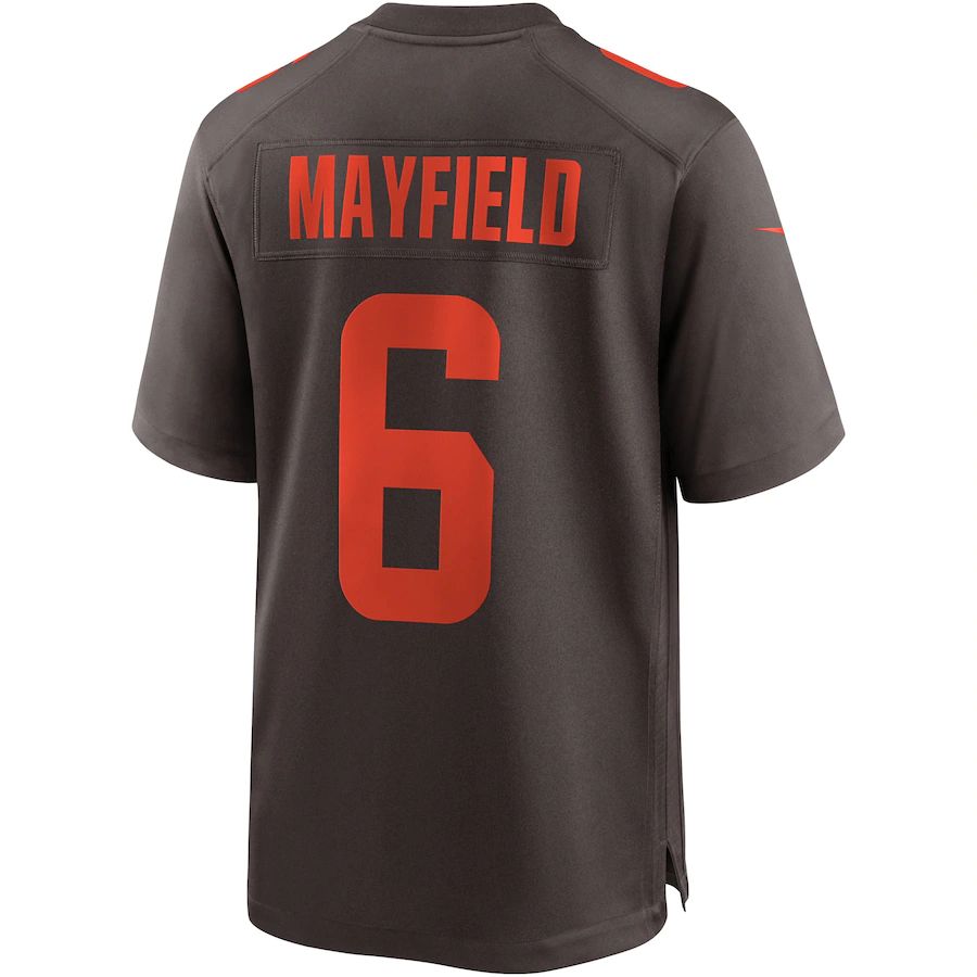 Custom #6 Brown CLE Football Shirt Top