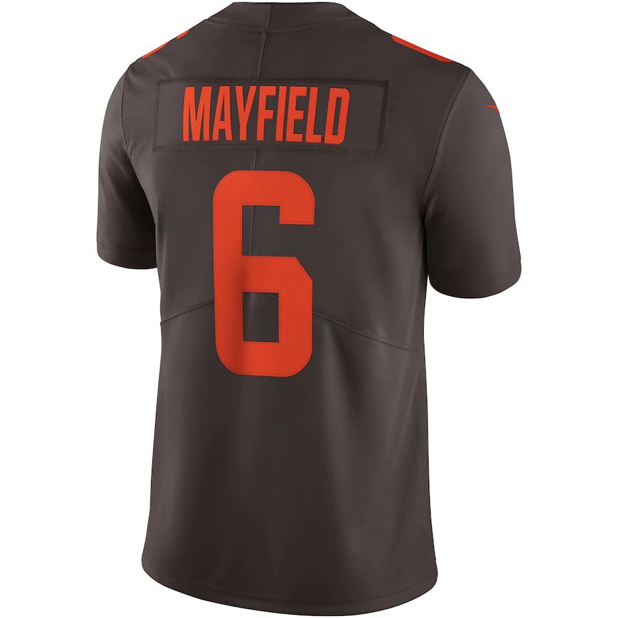 Custom #6 Brown CLE Football Shirt Top