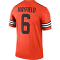 Custom #6 Orange CLE Football Shirt Top