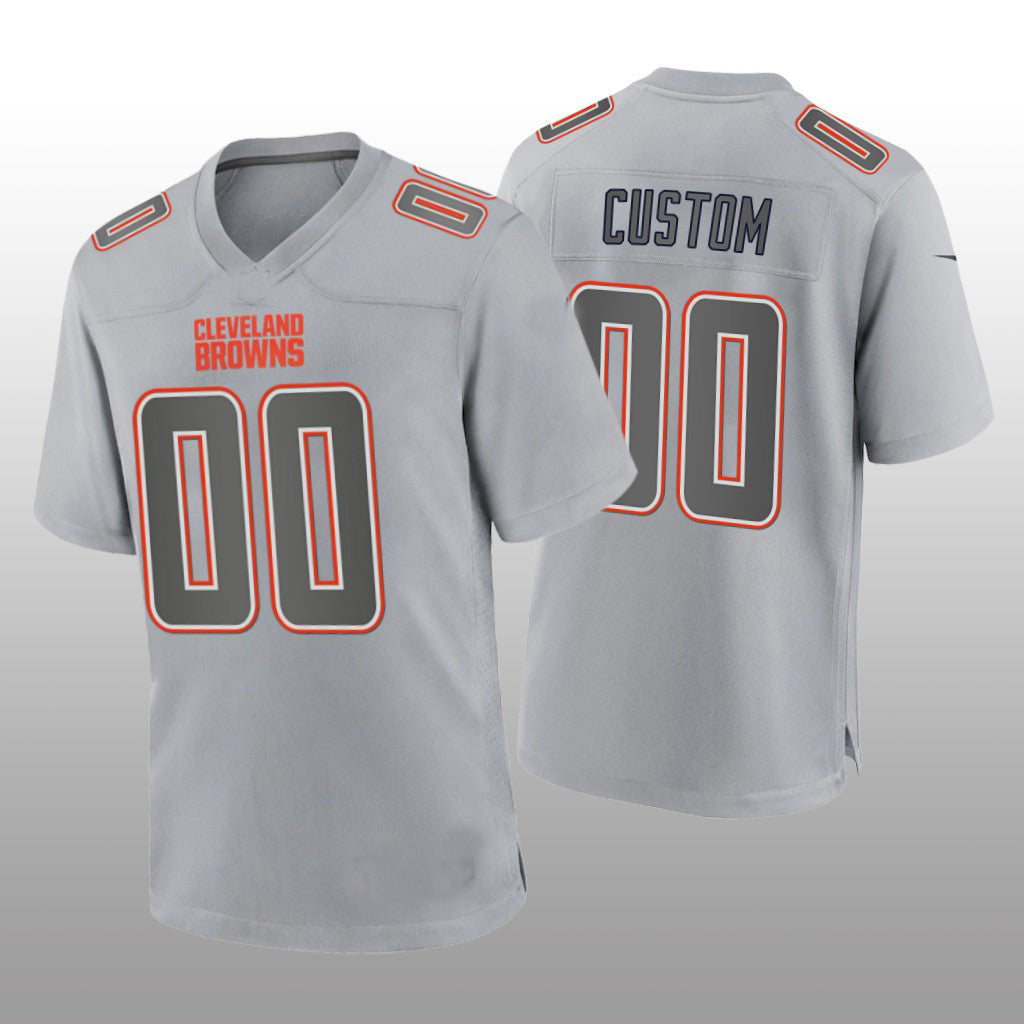Custom Gray CLE Football Shirt Top
