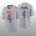 Custom #4 Gray CLE Football Shirt Top