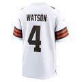 Custom #4 White CLE Football Shirt Top