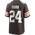Custom #24 Brown CLE Football Shirt Top