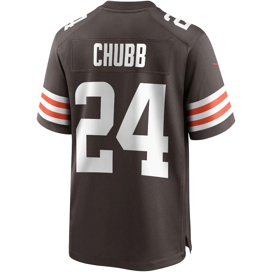 Custom #24 Brown CLE Football Shirt Top