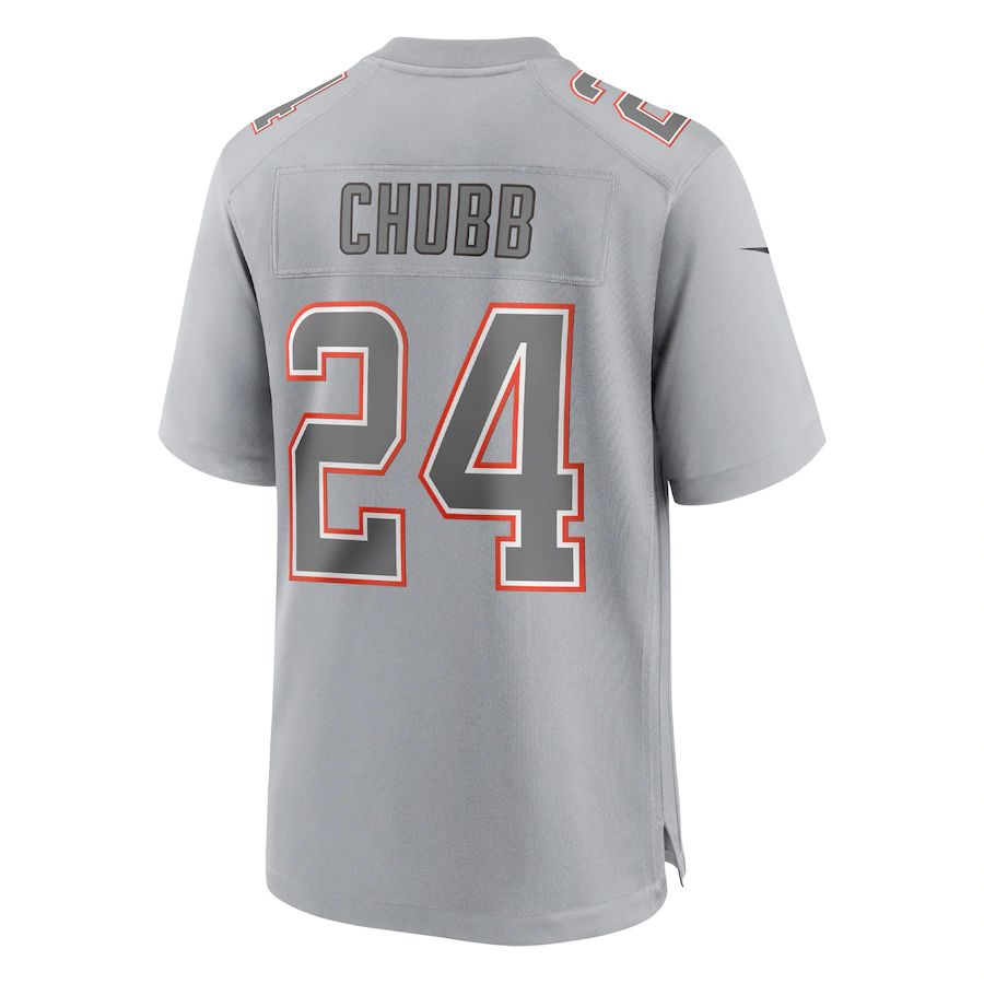 Custom #24 Gray CLE Football Shirt Top