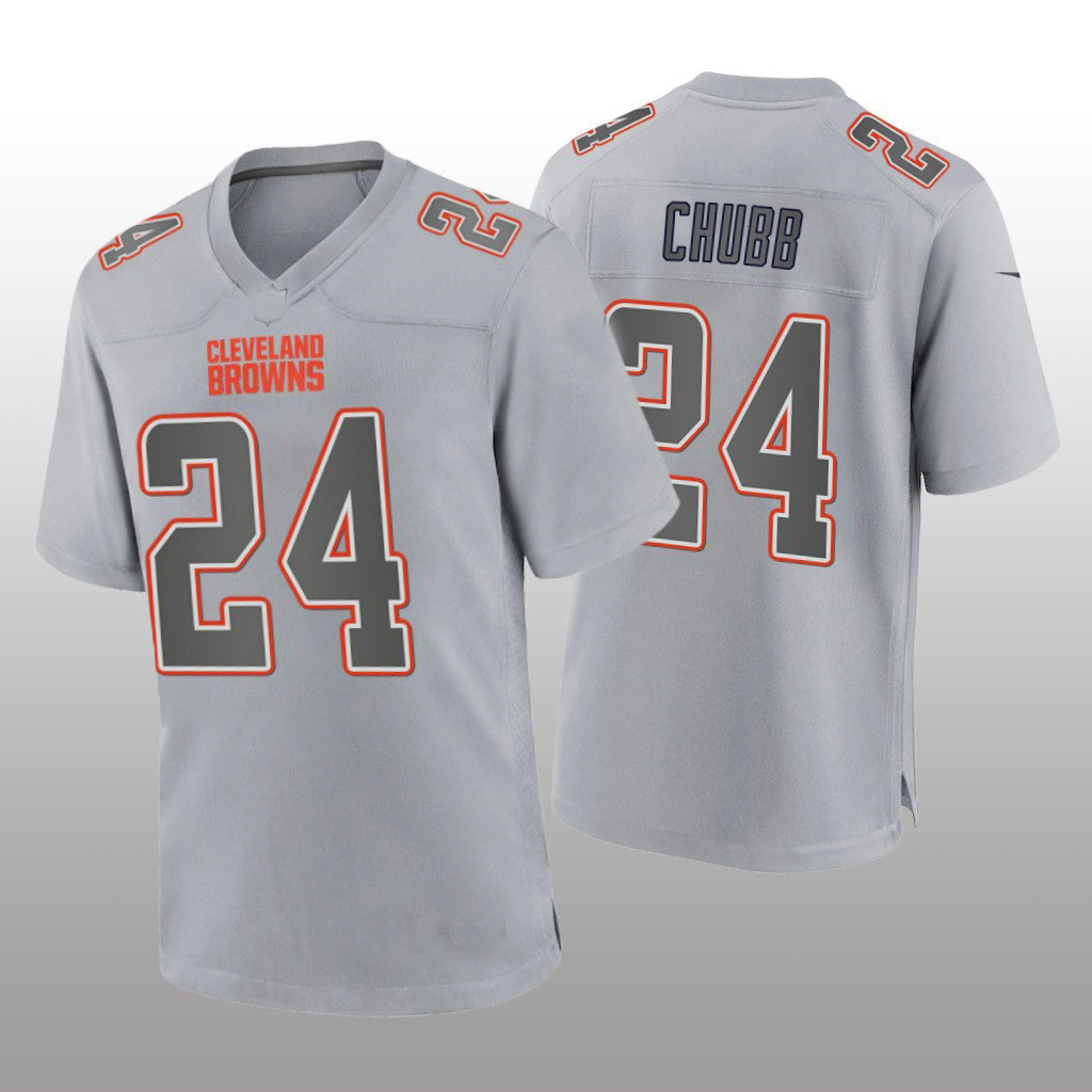 Custom #24 Gray CLE Football Shirt Top
