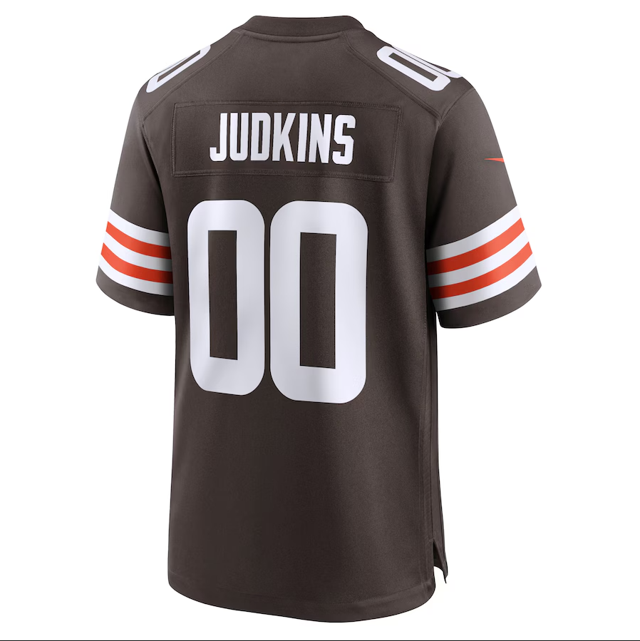 Custom #00 Brown 2025 CLE Football Shirt Top