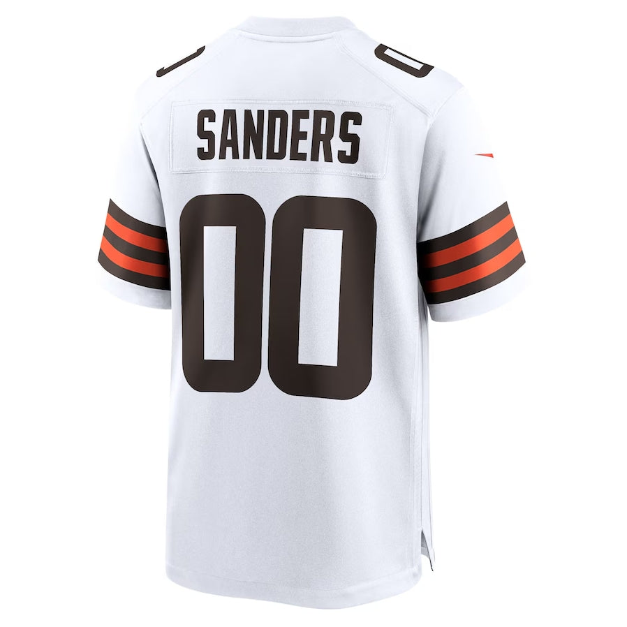 Custom #00 White 2025 CLE Football Shirt Top